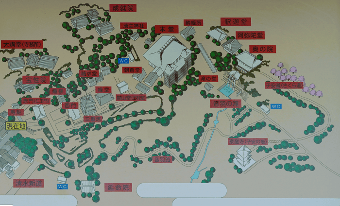 清水寺　境内図